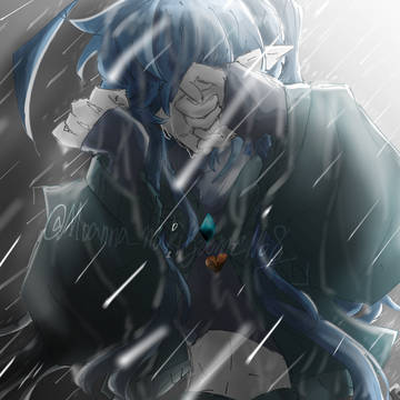雨。