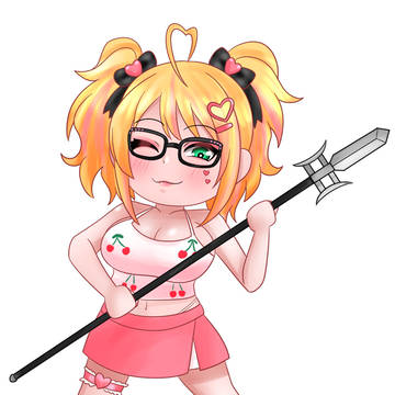 デフォルメ方天戟ギャル
