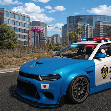 警察ブラバドバッファローSTXコスチュームNPAインターセプター
