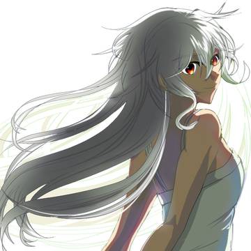 振り向く女の子