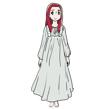 Anne Shirley in Her Nightgown
