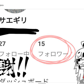 フォロワー15人！ありがとう！