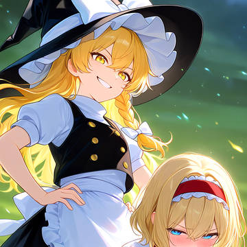 魔理沙に負けたアリス