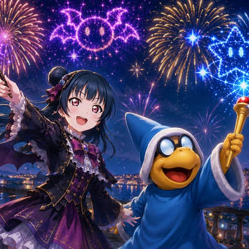 魔法で花火大会
