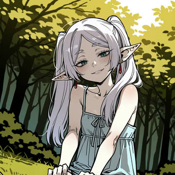 森の中のフリーレン |Frieren in the forest