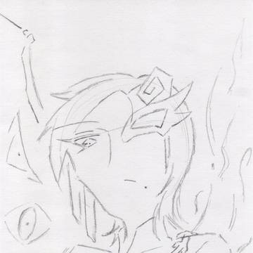 ちょっと阿梨夜描いてみた