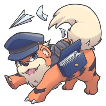 Growlithe Post