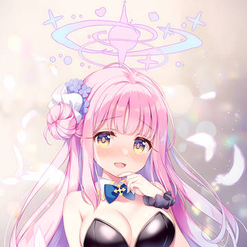 【ブルアカ】聖園ミカ バニーガール(逆バニー半透明バニー)