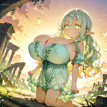 エルフ?ロリ巨乳~超乳ぐらいver