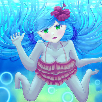 水中少女