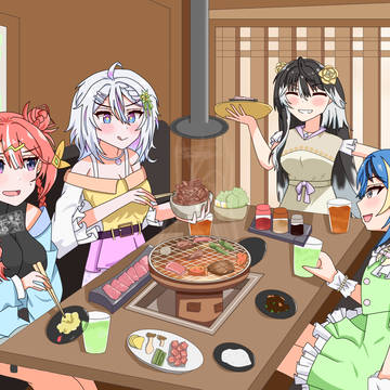ARAWAZAデビュー1周年記念イラスト