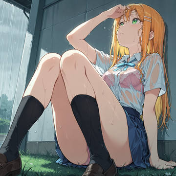 雨宿り清夏ちゃん