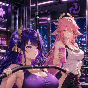 workout 雷電将軍 八重神子