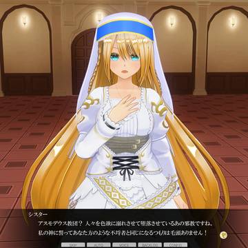 神に仕える清純なシスターが邪教徒に洗脳されて色欲の虜に・・・。