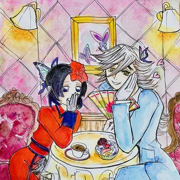 大正浪漫デートの童しのとパロ漫画