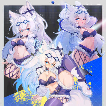 运动服の狼