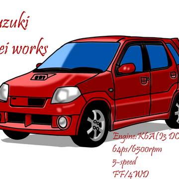 描いてる人の愛車