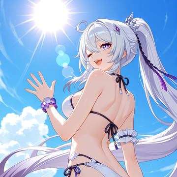 一起去玩水吧 - Kiana Kaslana