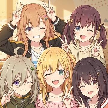 5人で集合写真📷️✌!