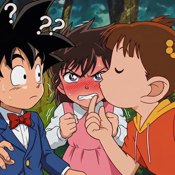Aoko VS Suzu, love for Goku!