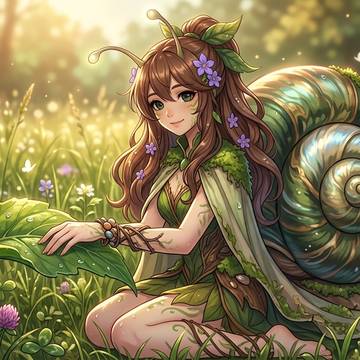 Enchanted Snail Maiden