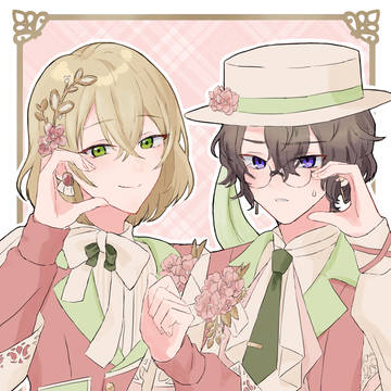 お揃いのかわいいポーズ🎶