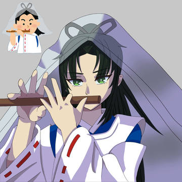 イラストやチャレンジ　牛若丸