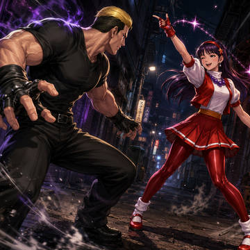 山崎竜二VS麻宮アテナ