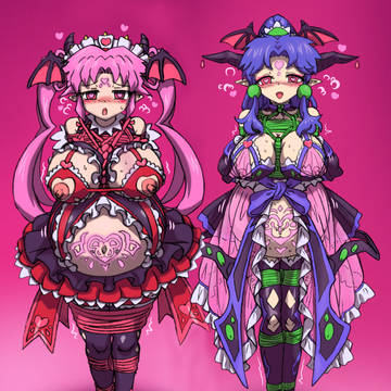 ドM肉まんサキュバス2人