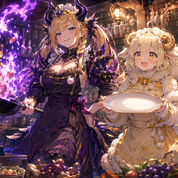 ちょこ先生の魔界クッキング！アシスタントわためぇ、大ピンチ！？