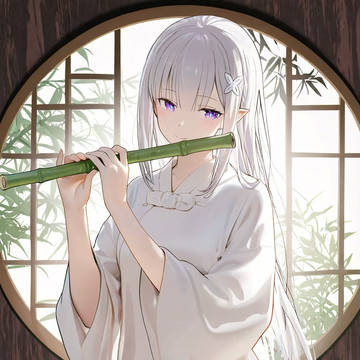 幽玄なる銀髪の調べ