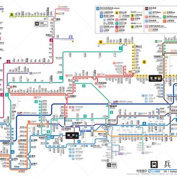 兵庫県鉄道路線図 2026