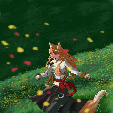 Holo the Wise (Cute) Wolf