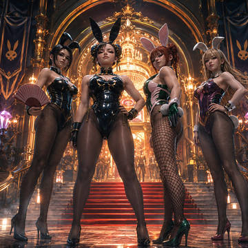fighting women bunny