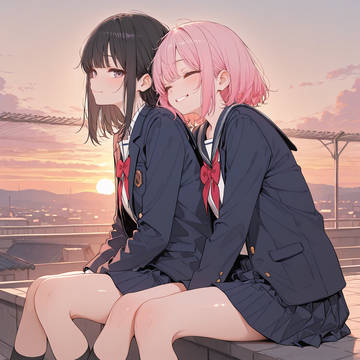 【百合】2人だけの放課後