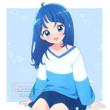 髪を下ろしたソラちゃん②