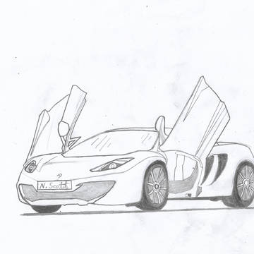 McLaren MP4-12C supercar