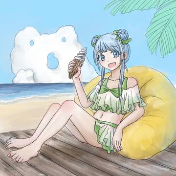 嘛啾泳裝💚