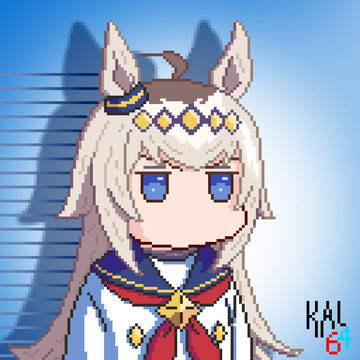 Oguri Cap Pixel Art