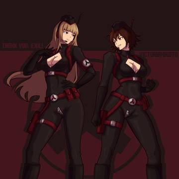 ZZ Valkyrie Asuka & Lili 女戦闘員 鉄拳