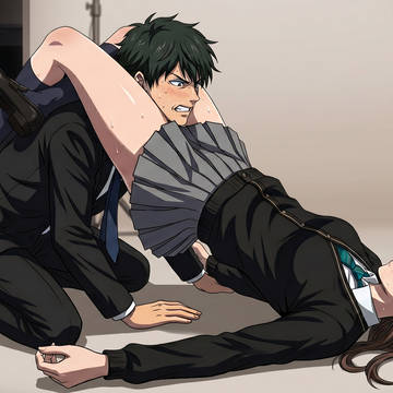 渋谷凛 太もも絞め