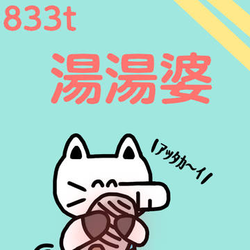 833t「湯湯婆」ゆたんぽ