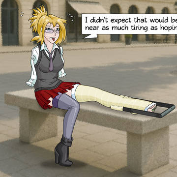 Exhausted Lara