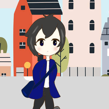街を歩く人