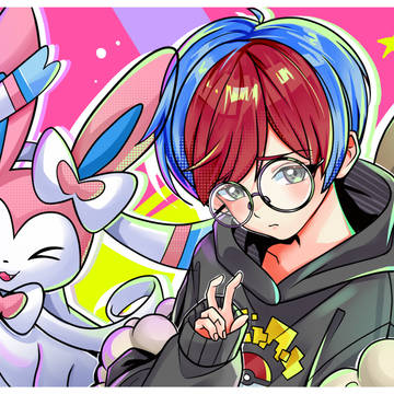 ボタン x ニンフィア • ポケモン