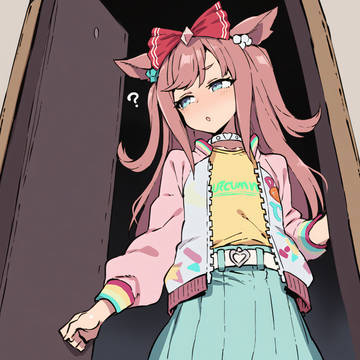 眠っているトレーナーにいたずらするデジタル