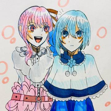 綺麗な青いリボン