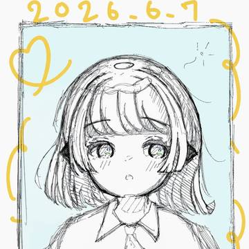 チェキっぽい落描き