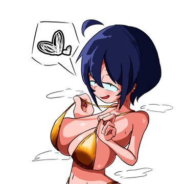 金ビキニ型落お姉さん