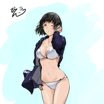 羽黒と水着